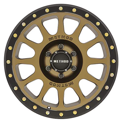 Method Race Wheels 305 NV Method Bronze/Black Street Loc 16x8" 6x5.5", 0mm offset 4.5" Backspace, MR30568060900 - color: Method Bronze/Black Street Loc, size: 16x8 inches, 6x5.5, 0/4.5"