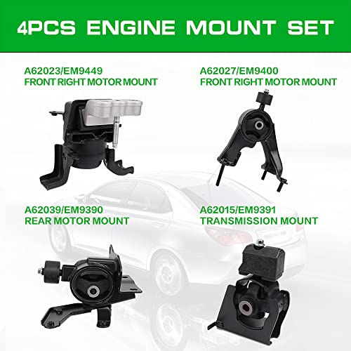 Engine Motor Mount Compatible with 2009-2013 Corolla (1.8L) - size: 2009-2013Corolla (1.8L)