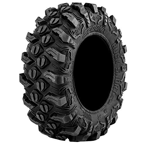 Full set of Sedona Buck Snort 25x8-12 and 25x10-12 ATV Tires (4)