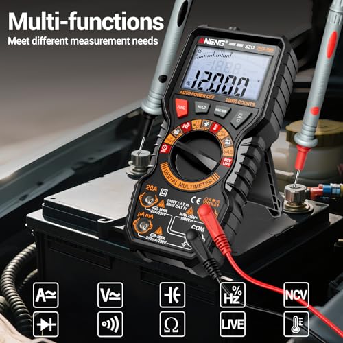 ANENG Multimeter,TRMS 20000 Count Magnetic High Resolution Digital Tester - style: 20000 Counts(Combination Kit)