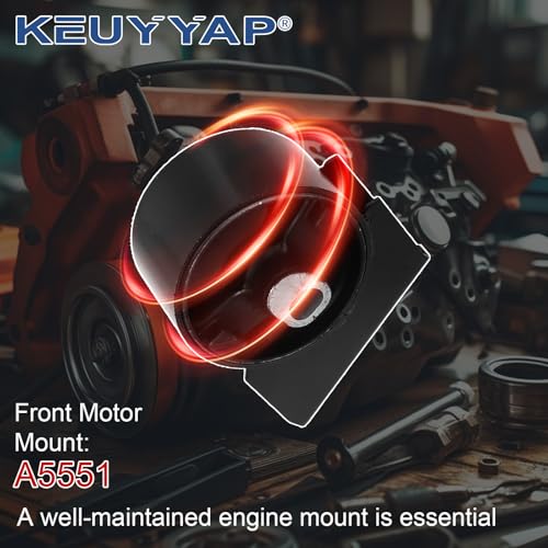 4Pcs Engine Motor Mount Compatible with Dodge Journey 2011-2019