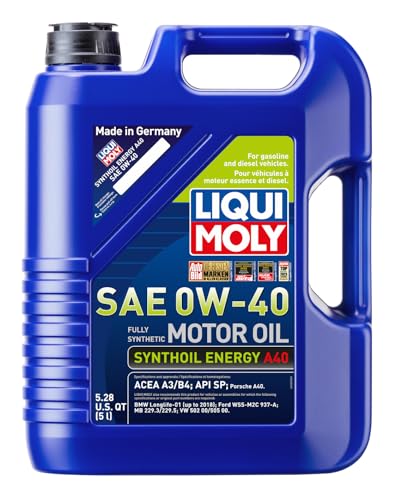 LIQUI MOLY Synthoil Energy A40 SAE 0W-40 | 5 L | Fully synthetic engine oil | SKU: 2050 - size: 5 Liter