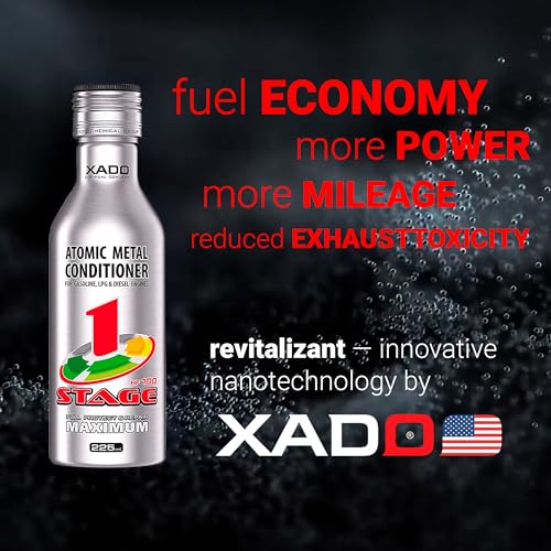 XADO Engine Oil Additive/Protection For Motor/Additive For Wear Protection & Rebuilding Of Worn Metal Surfaces/Metal Conditioner With Revitalizant 1 Stage Maximum (Up To 5qt Of Oil Capacity) - size: up to 5qt of oil capacity