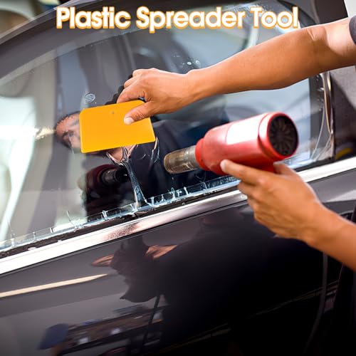 9 Pack Body Filler Spreader, Reusable Plastic Spreader for Applying Putty