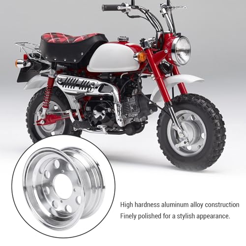 Motorcycle Rear Wheel Rim, 8 Inch Rim Aluminum Motorcycle Spare Part Rim for Monkey Z50 Z50R Z50J Bike