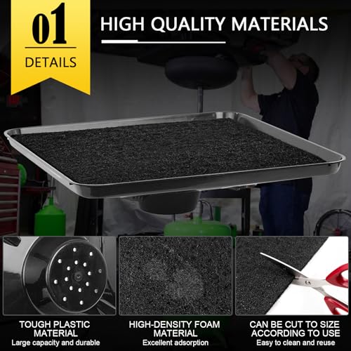 17892 Transmission Drain Pan for Lisle Oil Drains - 2Pcs 22'' Oil Drain Pad