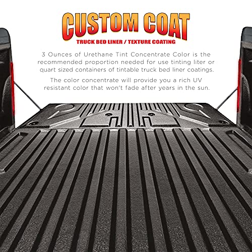Custom Coat 3 Ounce, Charcoal Metallic, Bed Liner Tint Concentrate - color: Charcoal Metallic, size: 3-Ounce (Pack of 1)