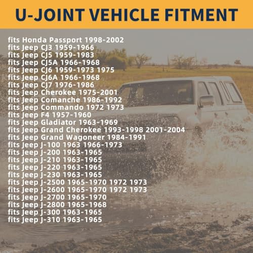 U Joint Universal Joint Front Drive Shaft Replacement for Jeep