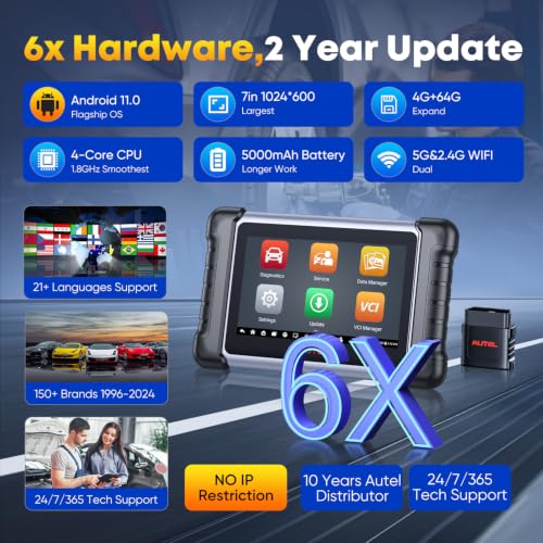 Autel MaxiPRO MP808BT PRO, 2026 ECU C0ding Scanner w/ 2-Year Update ($700)