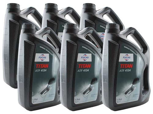 Fuchs 30 Liter TITAN ATF 4134 Automatic Transmission Fluid (Red) (6 x 5L)