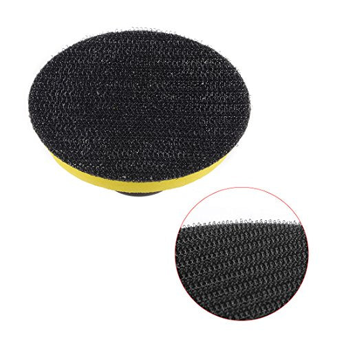 uxcell 3" Hook and Loop Backing Pad Sanding Polishing Backer Plate with M10 Female Thread for Random Orbit Sander Polisher Buffer - size: 3"