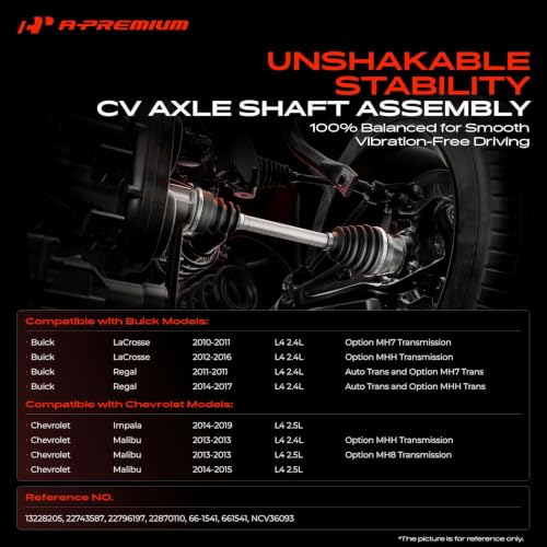A-Premium Front Left Driver Side CV Axle Shaft Assembly