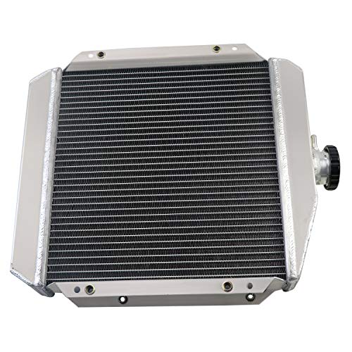 ALLOYWORKS 119621-44500 Tractor Radiator for Yanmar 3TNE74 Diesel Lightweight Aluminum 3 Row Core
