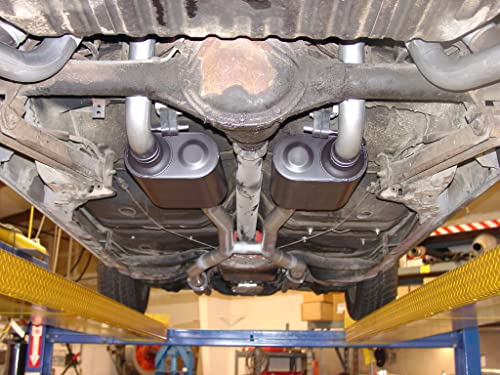 Flowmaster 17107 Header-Back Exhaust System 64-72 Chevelle Pipe Kit- Only, Gray