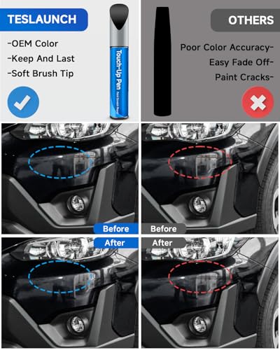D4S Crystal Black Pearl Compatible with Subaru Exact Match Touch Up Paint Car Scratch Repair - color: Crystal Black Pearl(D4S) compatible with Ascent-models/BRZ/Crosstrek/Forester-models/Impreza/Legacy-models/Outback/Tribeca/WRX/XV-Crosstrek