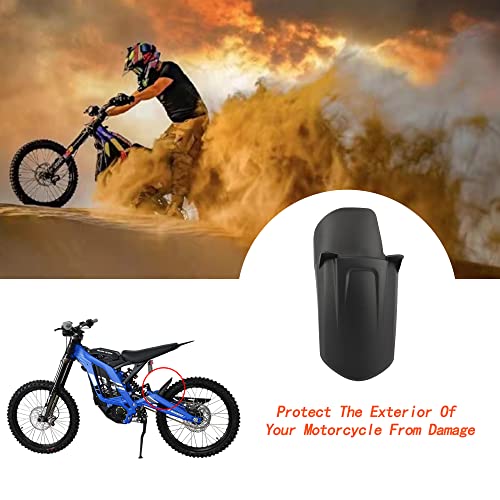 Rear Shock Fender,Electric Vehicle Rear Wheel Fender for Sur Ron X/S Electric Bike Black - color: Rear Shock Fender, size: Black