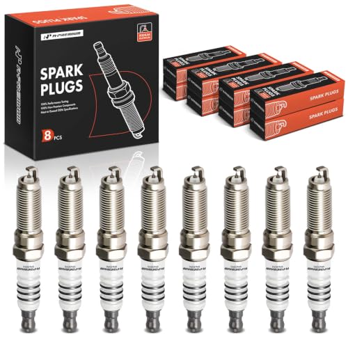 A-Premium Iridium Platinum Spark Plugs Pack of 8, Fine Wire, V8 Engine - style: Pack of 8