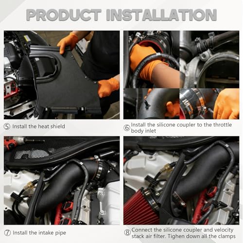 Cold Air Intake for 2012-2018 Audi A6/A7 3.0T C7/C7.5 - size: 12-18 Audi A6/A7 3.0T