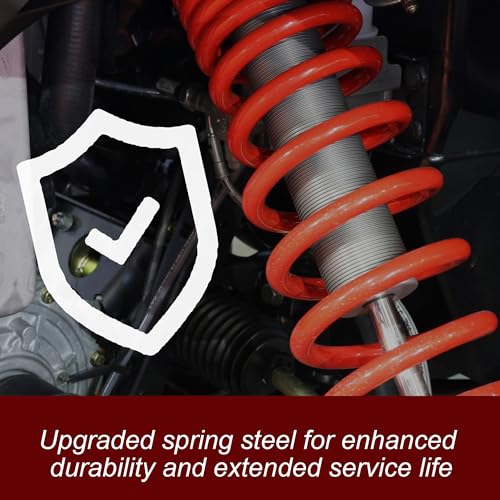 Heavy Duty Front Coil Springs for Chevy Silverado/GMC Sierra C1500 1988-1998, Upgrate 3" Drop/Lowering Coil Springs Kit 2Pcs-Red - color: Red, size: 88-98 C1500