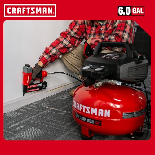 CRAFTSMAN 6 Gallon Pancake Air Compressor, Oil-Free, 150 PSI Kit