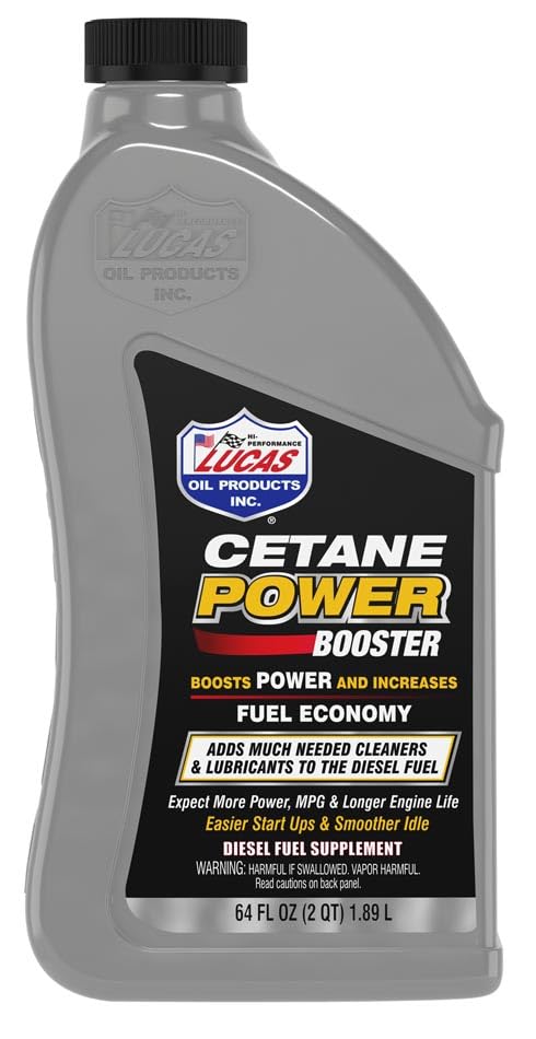Lucas Oil 11032 Cetane Power Booster - 64 Ounce (Pack of 6)