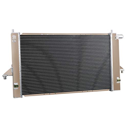 ECMRAD Racing Aluminum Radiator Compatible for 1994-2002 Saturn SC1 SC2 SL SL1 SL2 SW1 SW2 1.9L, Silver