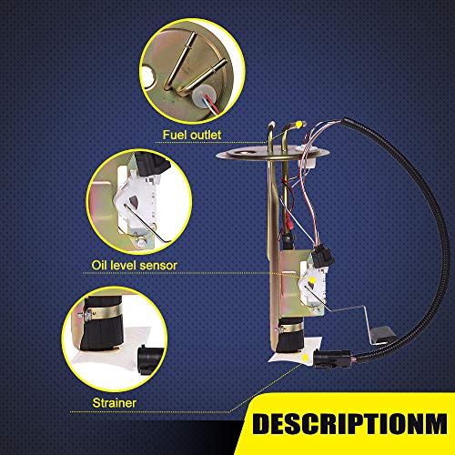 Fuel Pump Module Assembly E2298S Compatible with 1999 2000 2001 2002 Ford Expedition V8 4.6L 5.4L w/Standard Suspension RWD With OE Replace E2298S