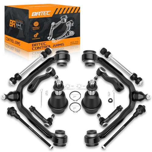 12pc Front Upper Control Arm kit Chevy Silverado 1500 1999-2006, Suburban Tahoe 2000-2006, Avalanche 2002-2006; GMC Sierra Yukon XL Cadillac Escalade ESV EXT - Front End Suspension kit - color: BCCAK1022FBA
