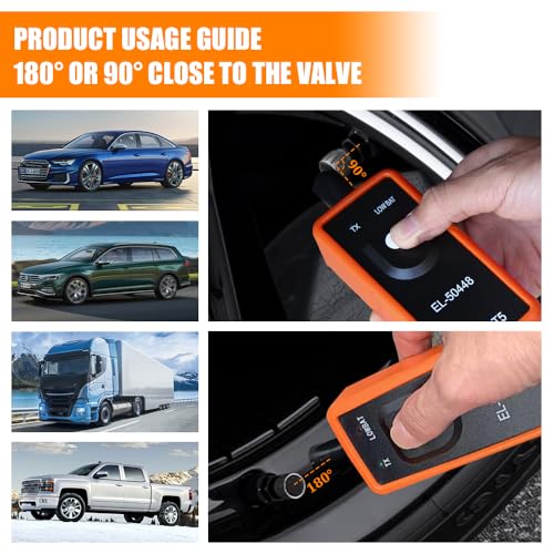 TPMS Relearn Tool for Tire Sensor, TPMS Programming Tool, EL-50448 OEC T5 Tire Pressure Monitor System Activation and Reset, System Programming Training Sensor Compatible with Most Vehicles