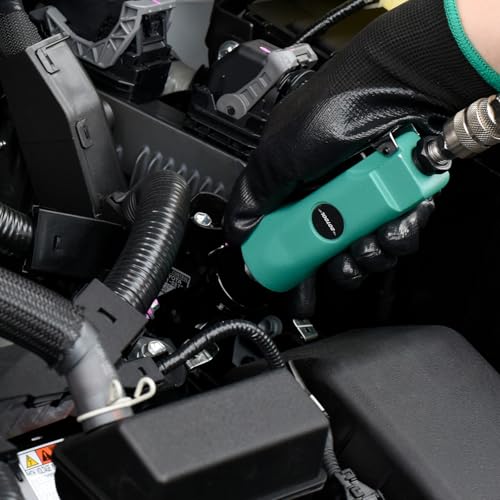 Dotool 3/8" Air Ratchet Wrench,Professional Pneumatic Ratchet Wrenches,Square Drive 160 RPM Lightweight, Compact,Forward/Reverse Control (green) - color: Green