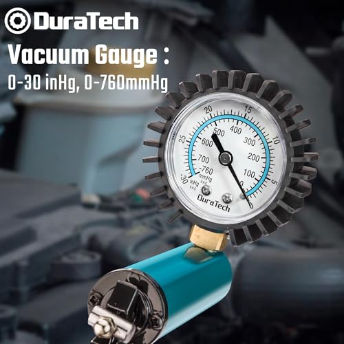 DURATECH 2 in 1 Brake Bleeder Kit, with Metal Handheld Vacuum Pump