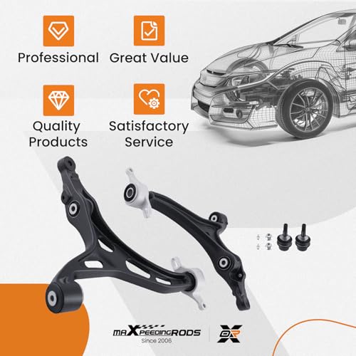 maXpeedingrods 4Pcs Front Lower Control Arm Kit for Dodge Durango 2011-2015 - size: 4Pcs