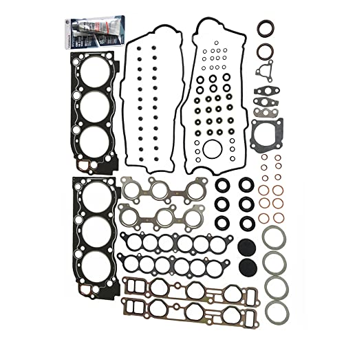 Partsflow Cylinder Head Gasket Set With 16 Head Bolts For Toyota 4runner 1996-2002 For Toyota T100 1995-1998 For Toyota Tacoma 1995-2004 For Toyota Tundra 2000-2004 OE#ES72168,HS9227PT-1,HS2034 - color: ES72168, HS9227PT-1, HS2034