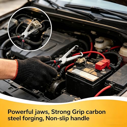 9PCS Disconnect Pliers Electrical Connector Removal Tool with Bag and golve