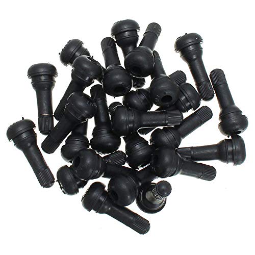 TR413 Valve Stem Wheel Tire Tyre Rubber ATV Lawn Mower Garden Tractor Plug (25PCS)