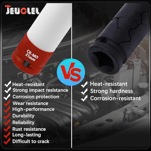21mm 1/2"Drive Wheel Protector Impact Socket, Lug Nut Impact Socket - size: 21MM