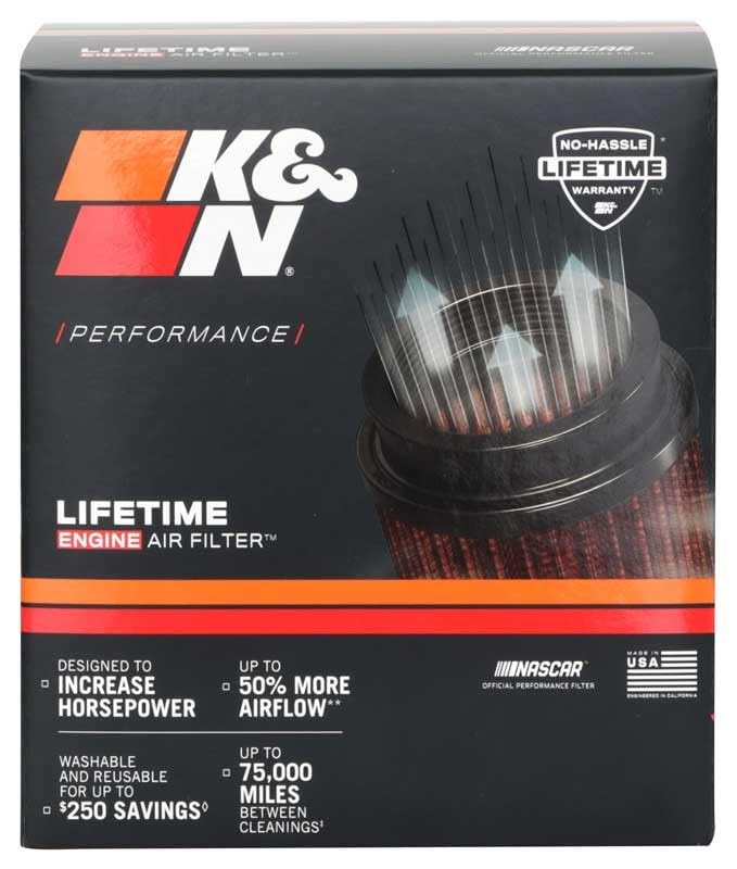 K&N High-Flow Original Lifetime Engine Air Filter: Reusable, Washable, Premium, Replacement Car Air Filter: Compatible with 2015-2019 Chevy/Cadillac: Cruze, ATS-V, E-0650