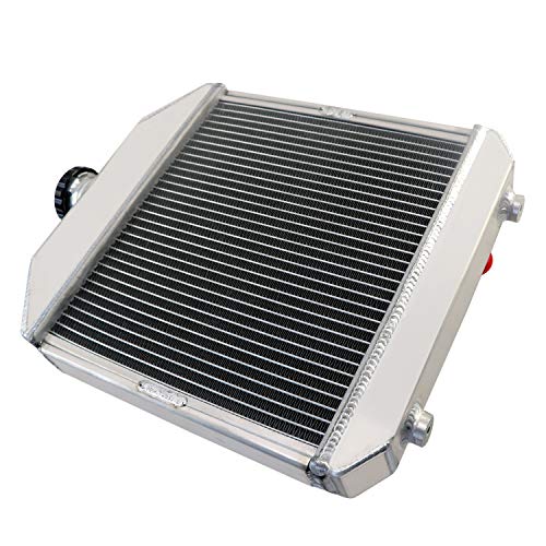 2 Row Radiator Compatible with Yanmar Tractor YM240 YM1700 YM2000 Aluminum Radiators Replacement #124460-44501