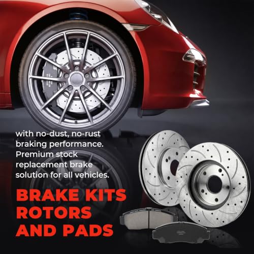 11.81 inch Front Rotors Kits Replacement for Honda Accord 2003-2011 - size: S-31275+P-787