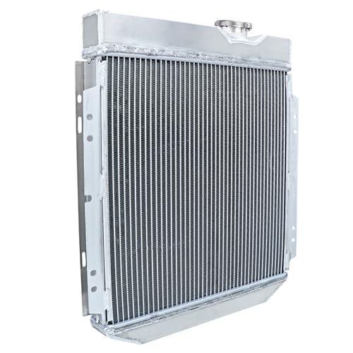 Ford 8N Radiator, 3 Row Aluminum Radiator Compatible with Ford 1960-1966 Ford Mustang Comet Falcon Ranchero V8 Swap AT, 1965 66 1966 Mustang Radiator - size: 3 Row Radiator