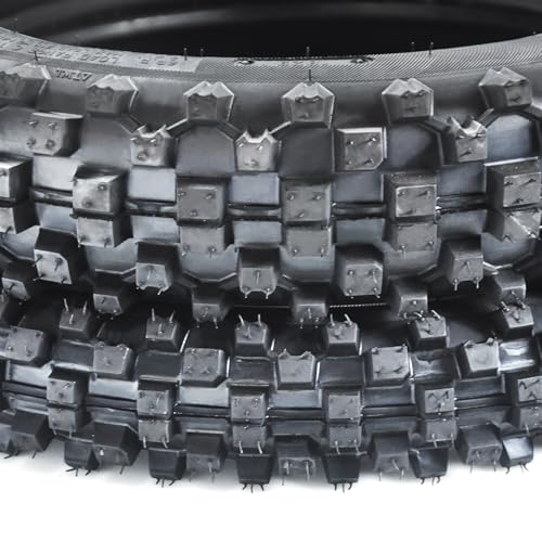 Dirt Bike Rear 80/100-12 3.00-12 Front 60/100-14 2.50-14 Tire and Inner Tube for PW80 CRF70 CRF110 XR70 KLX110 TTR90 TTR110 RM60 RM65 DRZ110 TaoTao DB14 SSR Apollo Coolster Pit Bike Motorcycle