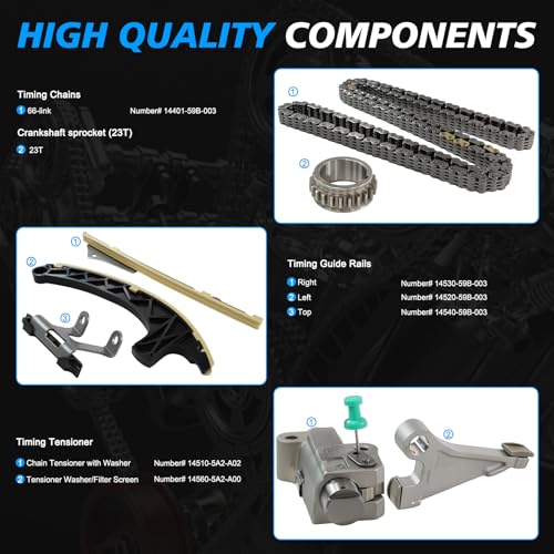 Timing Chain Kit 1.5L Fit for 16-21 Civic 17-21 CR-V 18-21 Accord L4 DOHC - color: For Civic 16-21, CR-V 17-21, Accord 18-21