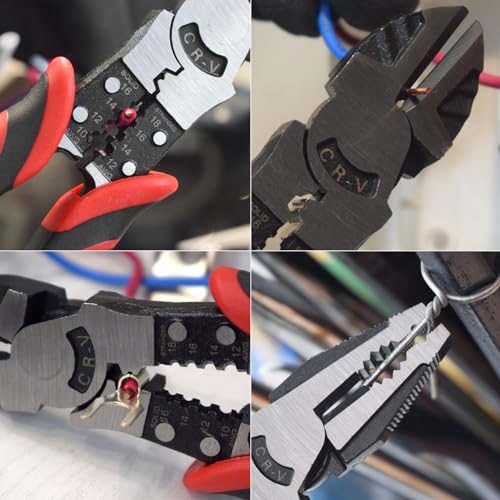 TOOLEAGUE 3Pcs Heavy Duty Pliers Set, 5 in 1 Pliers