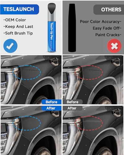 Satin Steel Gray Metallic G9K/WA464C Touch Up Paint Pen Compatible with GMC– DIY Car Paint Scratch Repair Kit, Automotive Paints, Exact Color Match for Scratches, Rust & Chip Repair - color: Satin Steel Gray Metallic