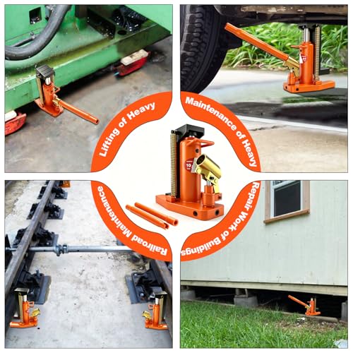 YATOINTO Toe Jack 5 Ton/10 Ton, Hydraulic Jack, Floor Jack Seal Kit for Construction Landscaping Farm Projects