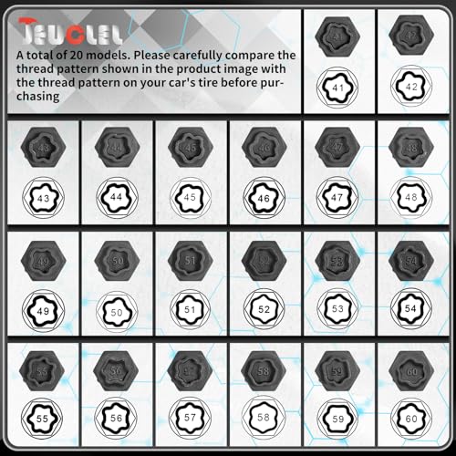 22PCS Wheel Locking Nut Key Kit Compatible with BMW Series - color: 22pc Socket Set