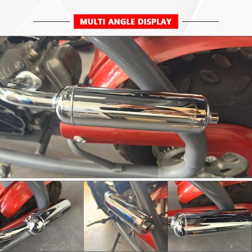 212 Exhaust with Muffler for Coleman Predator Honda 6.5HP Go Kart Mini Bike
