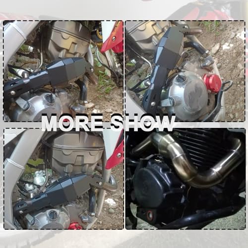 Motorcycle Exhaust Pipe Cover For CRF 300L CRF300L 2020-2023 - color: red