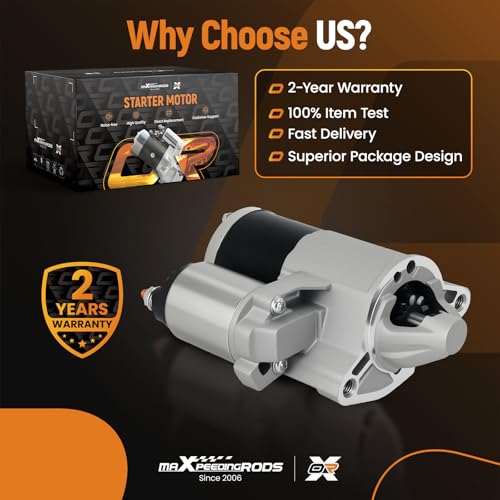 maXpeedingrods 19133N Starter Motor for Dodge Nitro 2010-2011 - style: 19133N