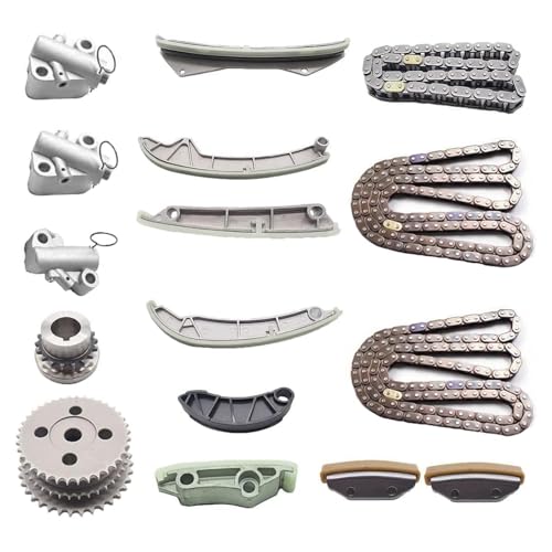 AUCERAMIC Timing Chain Kit Fit for Subaru Tribeca 2008-2014, Subaru Legacy 2010-2015, Subaru Outback 2010-2015, EZ36D 3.6L H6 DOHC 24V N/A OE#13143-AA081, 13143-AA071, 13143-AA061, 13146-AA100